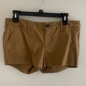 tan jean khaki shorts